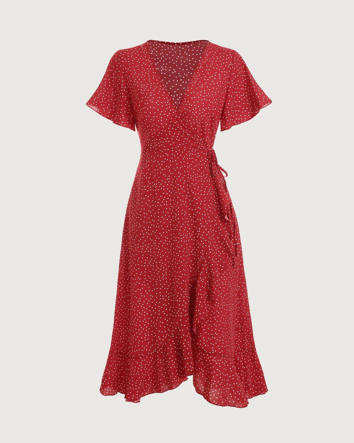 Aria™ - Pilkullinen Röyhelö Kietaisumekko