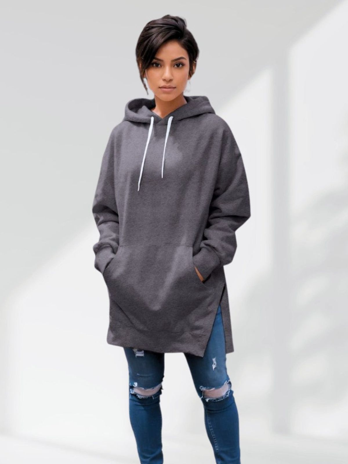 Evelyn™ – Lämmin oversize huppari