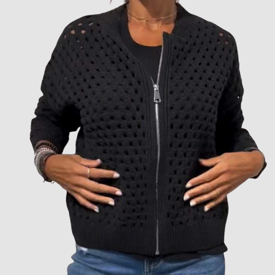 Desiree™ – Vetoketjullinen Neuletakki