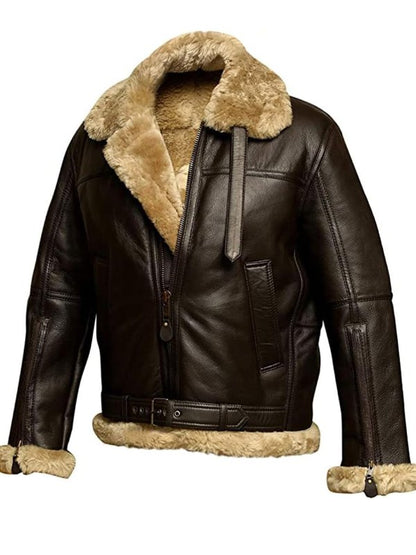 Graham™ – Talvinen fleece nahkatakki