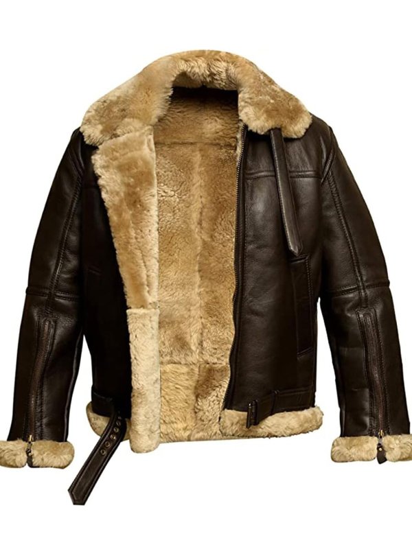 Graham™ – Talvinen fleece nahkatakki