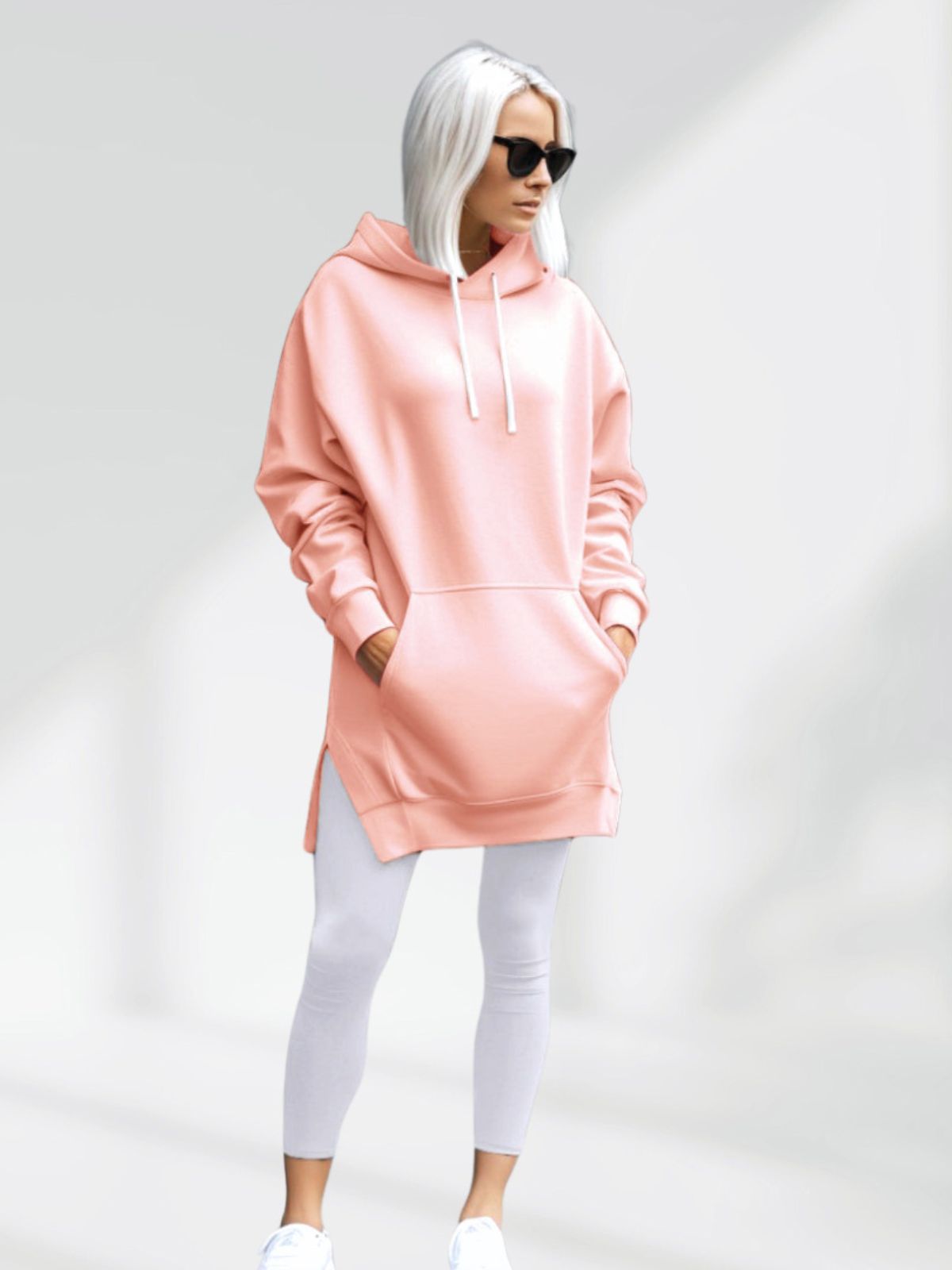 Evelyn™ – Lämmin oversize huppari