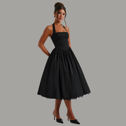 Iris™ - Klassinen halterityylinen cocktail-mekko