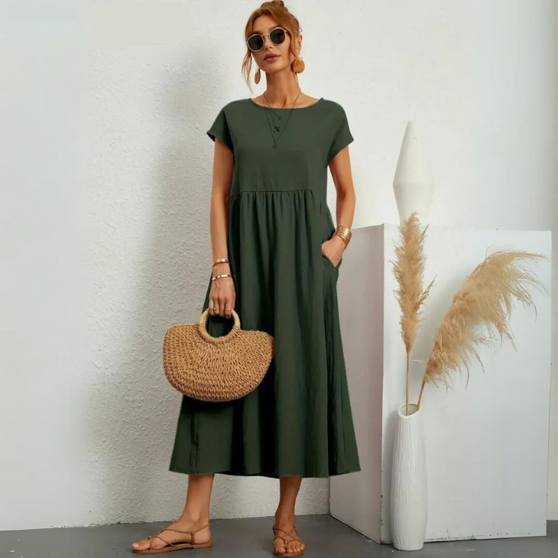 Rut™ – Puuvillainen midimekko
