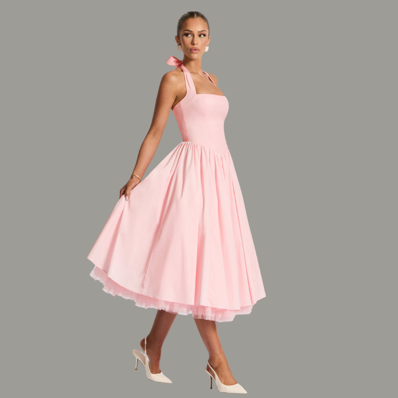 Iris™ - Klassinen halterityylinen cocktail-mekko