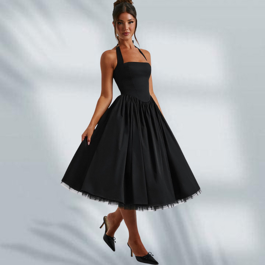 Iris™ - Klassinen halterityylinen cocktail-mekko