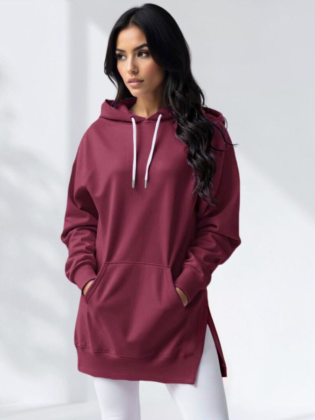Evelyn™ – Lämmin oversize huppari