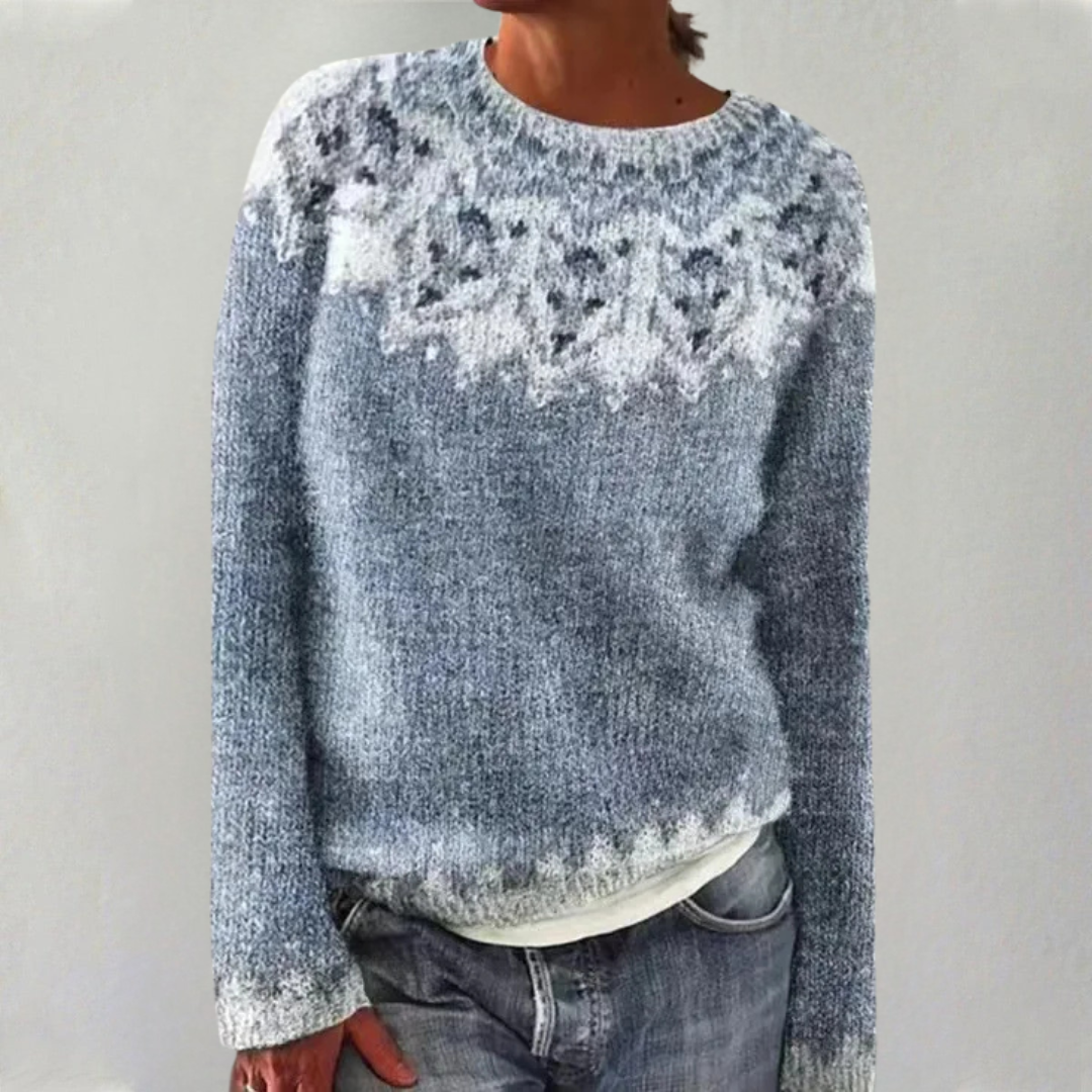 Jessica™ – Vintage-neulottu villapaita