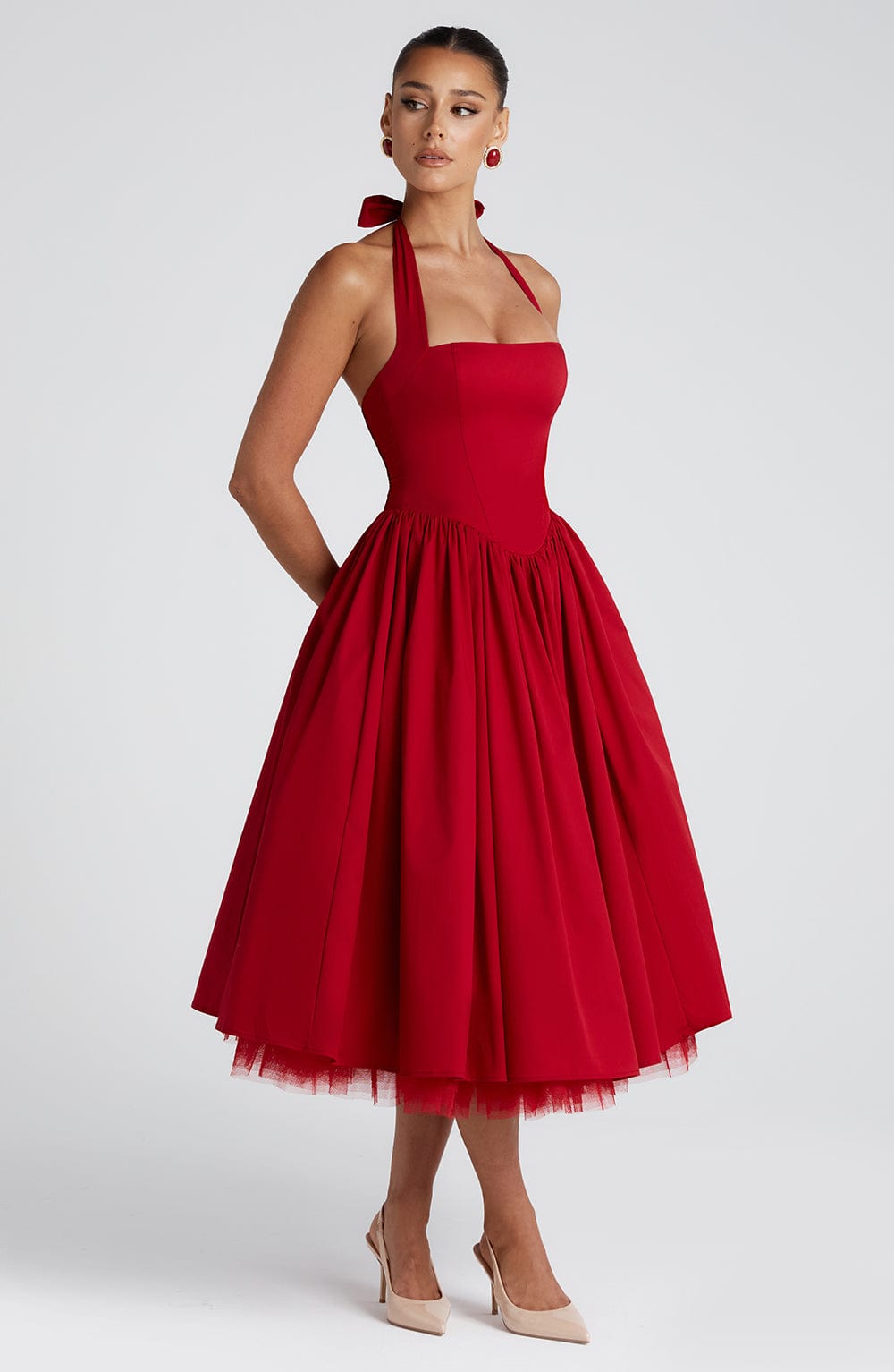 Iris™ - Klassinen halterityylinen cocktail-mekko