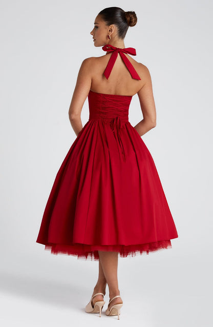 Iris™ - Klassinen halterityylinen cocktail-mekko