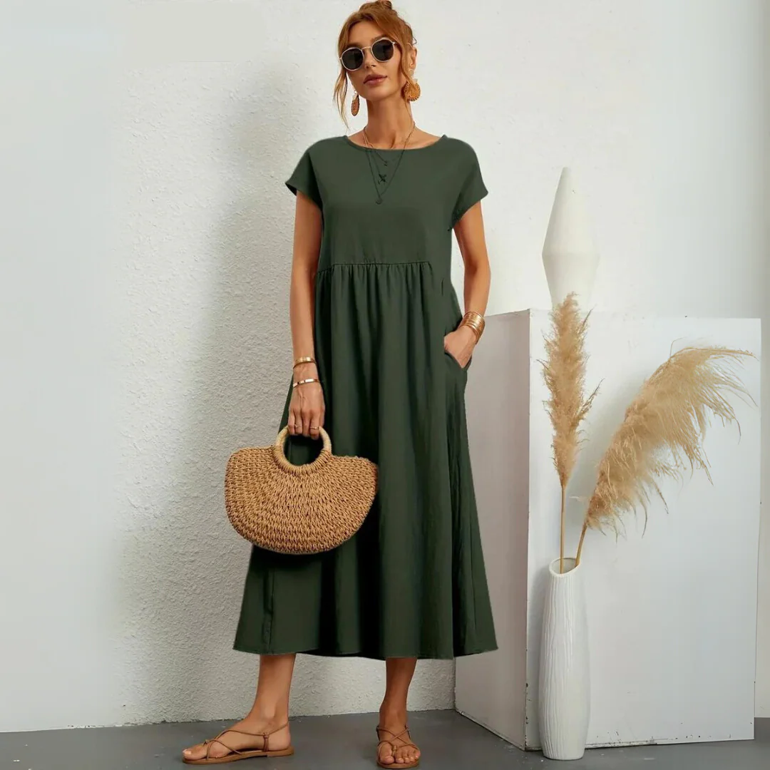Rut™ – Puuvillainen midimekko