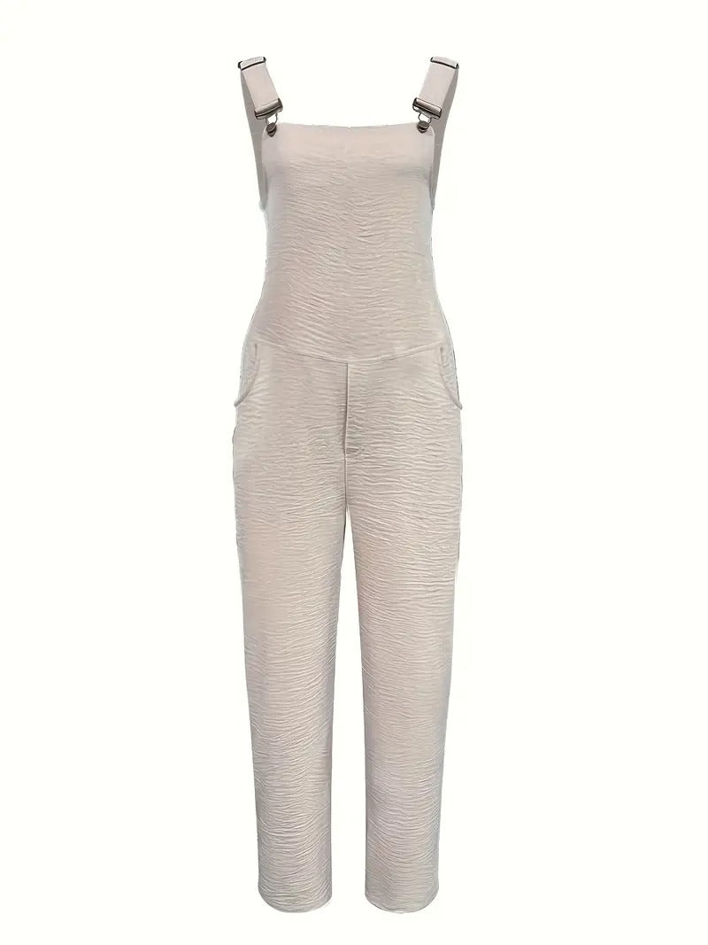 Dina™ - Leveälahkeinen jumpsuit naisille