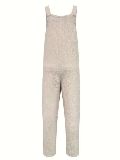 Dina™ - Leveälahkeinen jumpsuit naisille