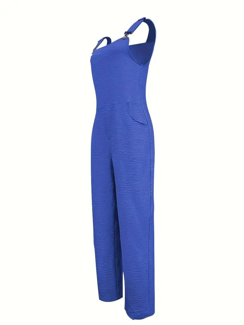 Dina™ - Leveälahkeinen jumpsuit naisille