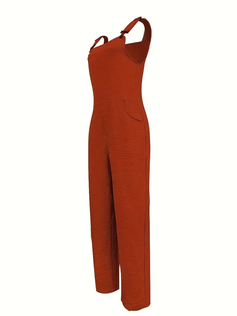 Dina™ - Leveälahkeinen jumpsuit naisille