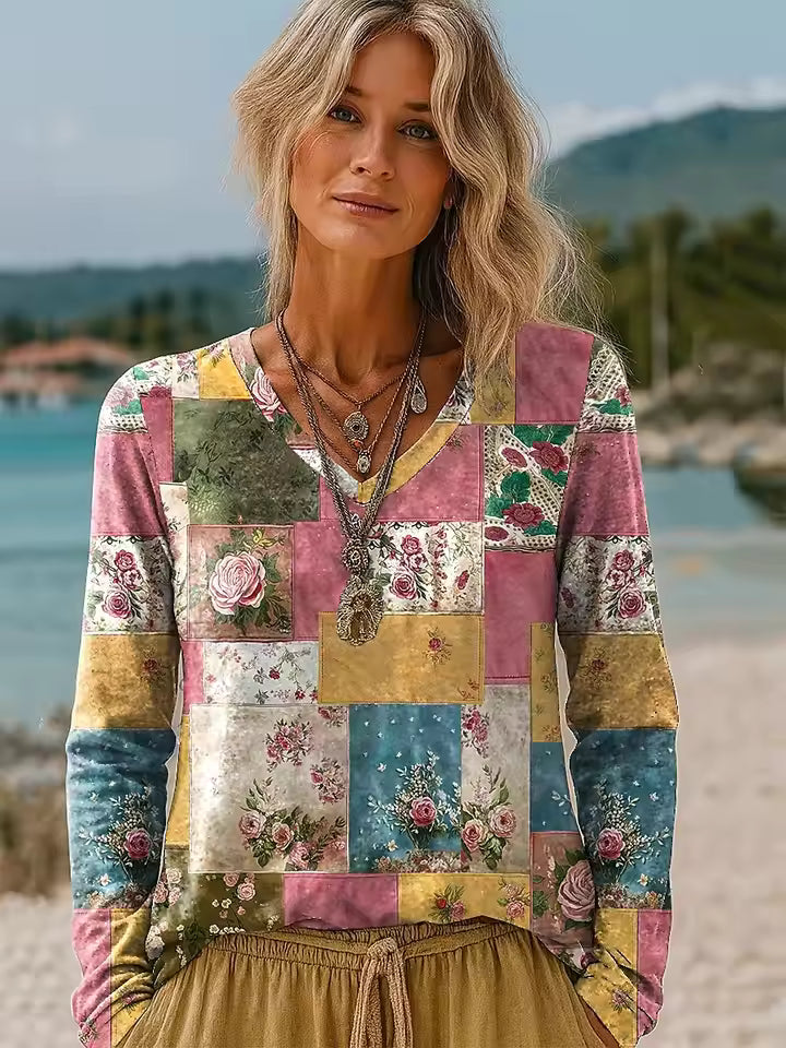 Cora™ – Boho-pitkähihainen paita