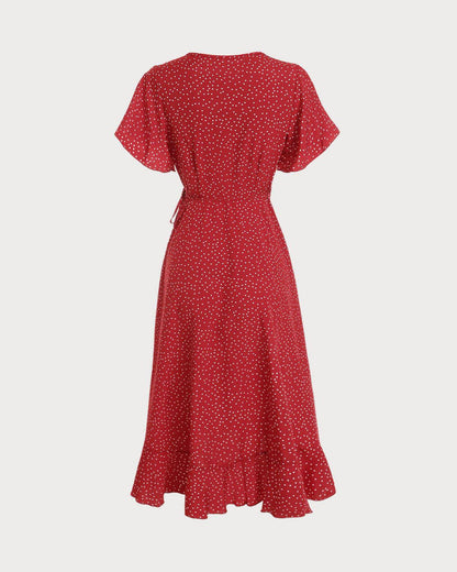 Aria™ - Pilkullinen Röyhelö Kietaisumekko